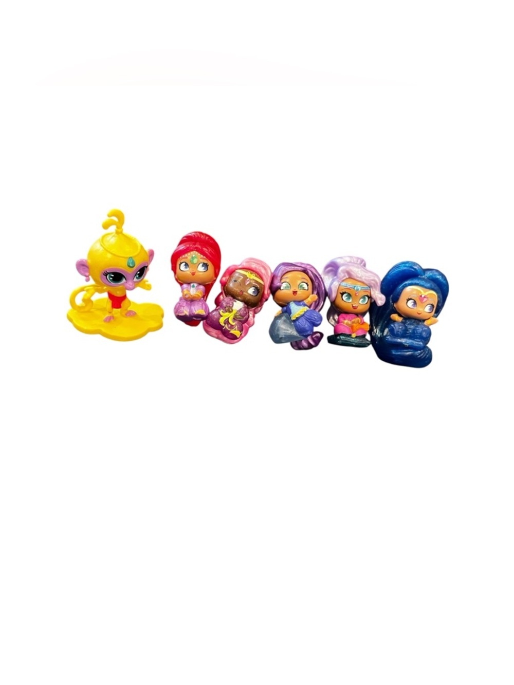 Disney shine shimmer mini dolls figures lot